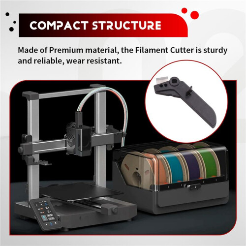 1Set Replacement Filament Cutter for  Kobra 3 and K3C- 3D Printer Parts 2