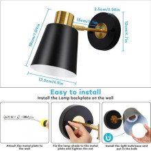 Seinävalaisimet RGB 2 kpl setti kaukosäätimellä ja ajastimella, johdoton kosketushimmennettävä magneettinen valaistus