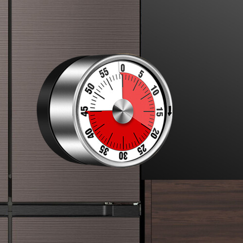Magnetischer mechanischer Küchentimer Silver 2
