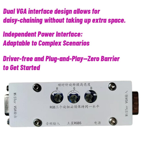 Module de Sortie VGA Vers pour Saturn pour FPGA  avec Puce de Fusion Synchrone Intégrée 1
