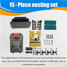 Boîtier de Rangement pour Batteries 18650 à 10 Noyaux pour Outils Électriques pour , avec Circuit Imprimé Triple Protection Haute Intensité 130