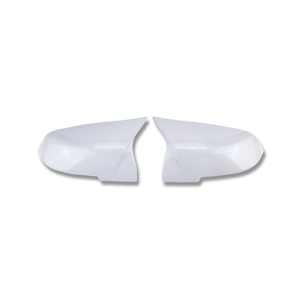 2Pcs M3 Style Side Rear Mirror Cover Caps For F20 F21 F30 F32 F36 X1 M3 White 4712372636607