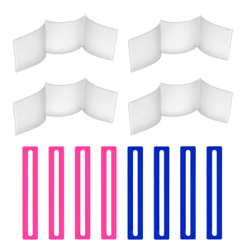 Pack of 4Pcs Mahjong Instruction Card Reference Card-Blue 1