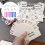 Pack of 4Pcs Mahjong Instruction Card Reference Card-Blue 3