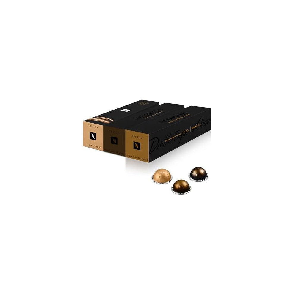 Nespresso Vertuo Coffee Pods, 30 Espresso Mixed Pack - 10 Bianco