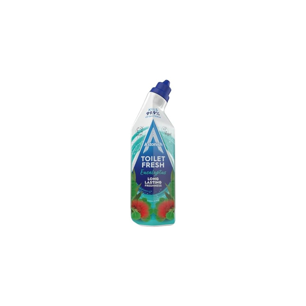 Astonish Eucalyptus Toilet Fresh Gel, Kills 99.9% Of Bacteria,