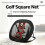 Functioneel golftrainingsnet, donkere kleur, geschikt voor 2