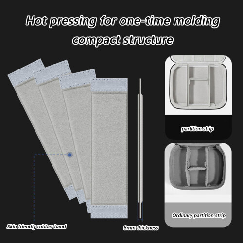 Multifunctionele nylon organisatortas, perfect voor-Grijs 1