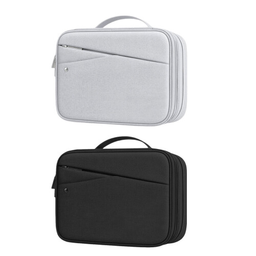 Multifunctionele nylon organisatortas, perfect voor-Grijs 2