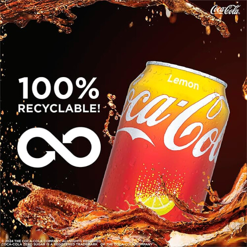 Coca-Cola Lemon 8 x 1
