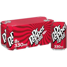 Dr Pepper Zero 8 x