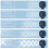 Mini Portable Fan - 5 Speeds - USB Rechargeable - 6500 mAh - Foldable - Blue 2
