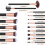 Makeup Brush Kit - Professional Set - Foundation Brushes - Makeup Bag - Affordable 2