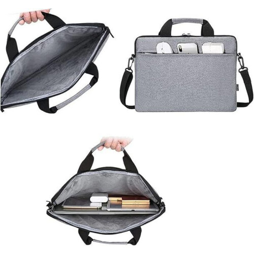 Τσάντα Laptop, Αδιάβροχη θήκη Laptop 15,6 ιντσών, Τσάντα ώμου για PC/Tablet, Σχολική τσάντα 1