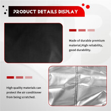 Draagbare Airconditioner Cover Waterdichte Matte Rits Tas Beschermhoes Perfect voor Indoor Airconditioners Zwart