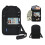 Passlommebok Multifunksjonell RFID-beskyttelse Black 4