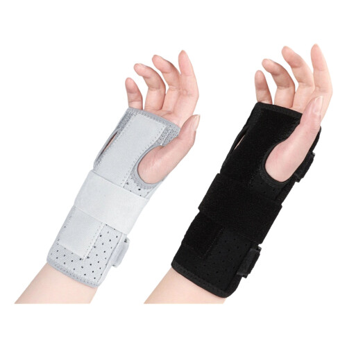 Protective Wrist Brace with Aluminum Plate Support and-1 L 1