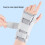 Protective Wrist Brace with Aluminum Plate Support and-1 L 7