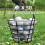 Premium Golf Ball Holder Basket Shielded Coated Wire Net-Black 10