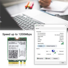 7260NGW AC WiFi Wireless Network Card with Built-in Antenna 1200M Dual Band 2.4G 5G BT4.0 802.11AC Adapter Card
