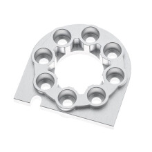 Base de Motor de Metal para Atualização de Carro RC para Acessórios de Carro RC para TT01/DF02