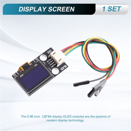 Écran OLED 0,96 Pouce 128 X 64, Module LCD IIC SSD 1306 SH1106 avec Câble 1