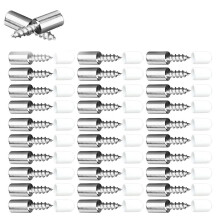 Fixed Support Self-Tapping -Screw, Cabinet Glass Partition Nails , with Rubber Sleeve Screw Plate Support