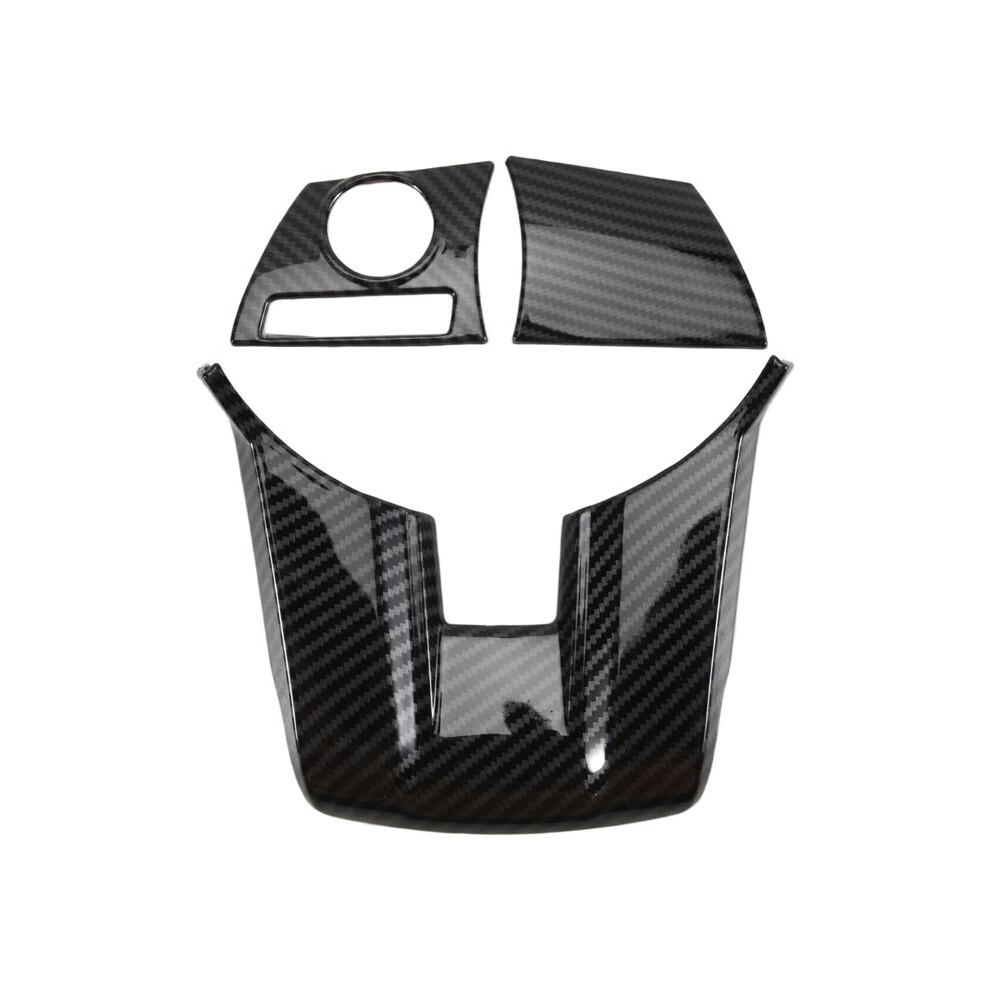 Car Carbon Fiber Abs Steering Wheel Knob Cover Trim Fit For Xpander 2022 2023 6032592095274