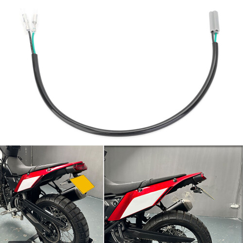Easy To Install Motorcycle License Plate Light Connector For 1