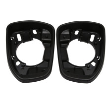 Moldura de Espelho Lateral Suporte de Vidro Porta Asa de Vidro Surround GuarniçãO Mate para Mondeo MK5 MKV 5 V 2013-2019 Preto