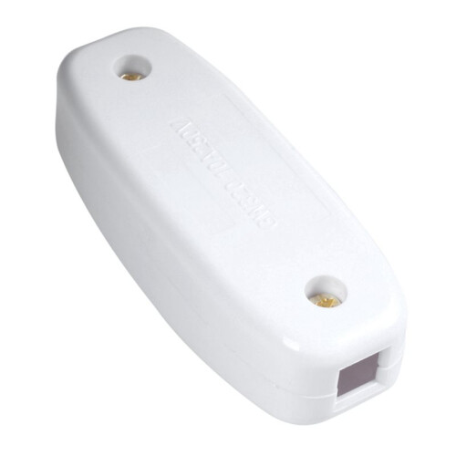 3X Compact White Plastic in- Cord Light Lamp 2