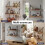Levede Solid Floating Shelves Wall Mounted Hanging Shelf Set of 2 Rustic 40cm 5