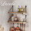 Levede Solid Floating Shelves Wall Mounted Hanging Shelf Set of 2 Rustic 40cm 7