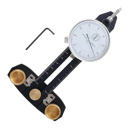 Saw Alignment Gauge, Table Saw Dial Indicator 0.01 mm Adjustable Table Saw Alignment Gauge Calibrator for Table Saw