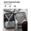 Borsa da viaggio con cubo di compressione per l'organizzazione - 3 pezzi Black 5