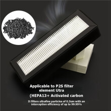 HEPA13+ Aktivkohle-Ultrafilter für P2S/X2D Serie 3D-Drucker - Ersatzteil Zur - und Geruchsfiltration