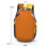 Sac à dos de randonnée imperméable de grande-Couleur caramel 4