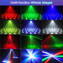2 Stuks Tweearmige Podiumverlichting RGBW Bewegende DJ-Verlichting met Sterreneffect voor Concerten, Kerken, Clubs, Feesten en Bruiloften (EU)