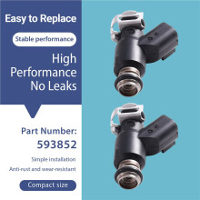 2x NIEUWE Brandstofinjectorenset Geschikt voor Briggs & Stratton 27 Pk & 37 Pk 593852