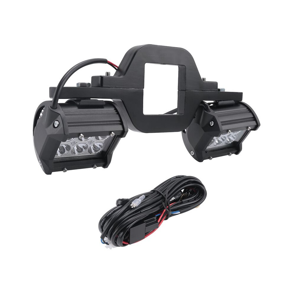 60W 4 Inch 6 Led Work Bar With Towing Hitch Mount Brackets For Truck Trailer Suv Pickup Offroad Led Pod S A Light 4711419646937