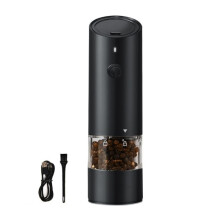 Electric Salt and Pepper Grinder USB Charging Automatic Salt and Pepper Grinder, Suitable for Kitchens and Restaurants,C