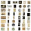 50-Piece Multicolor PVC Sticker Set for DIY Decoration   World map 4