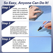 2X Magic Car Scratch Removal Pen for All Car Colors, Professional DIY Paint Repair Kit to Scratches