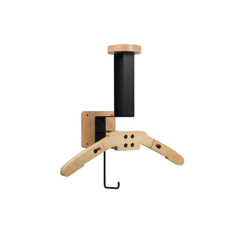 Wall Mount Helmet Rack Motorcycle Helmet Holder Wooden Bicycle Helmet Display Hanger With Hooks 4711269998187