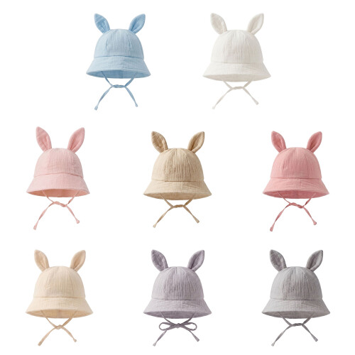Soft And Warm Rabbit Ears Cap Delicate Rabbit Ears-Taropurple 1