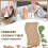 45 Pack Biodegradable Natural Kitchen Sponge - Compostable Cellulose and Coconut Walnut Scrubber Sponge 6