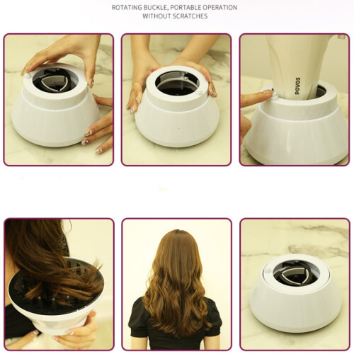 Faltbarer Locken-Diffusor für Haartrockner Black 1