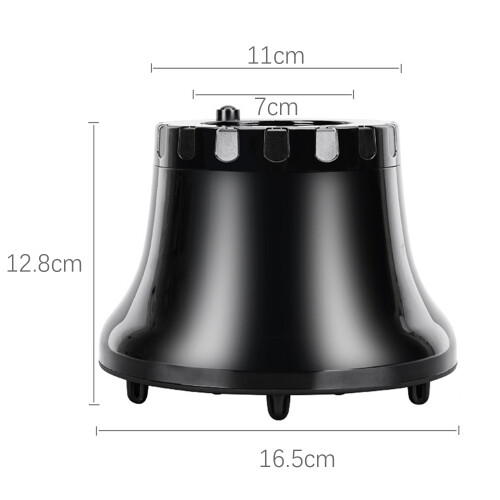 Faltbarer Locken-Diffusor für Haartrockner Black 2