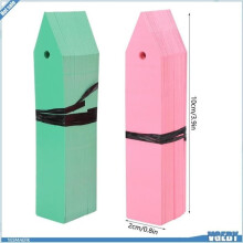 Plant labels - V GEBY - PVC - Pink, Green, Blue, Red - 10x2 cm - Waterproof