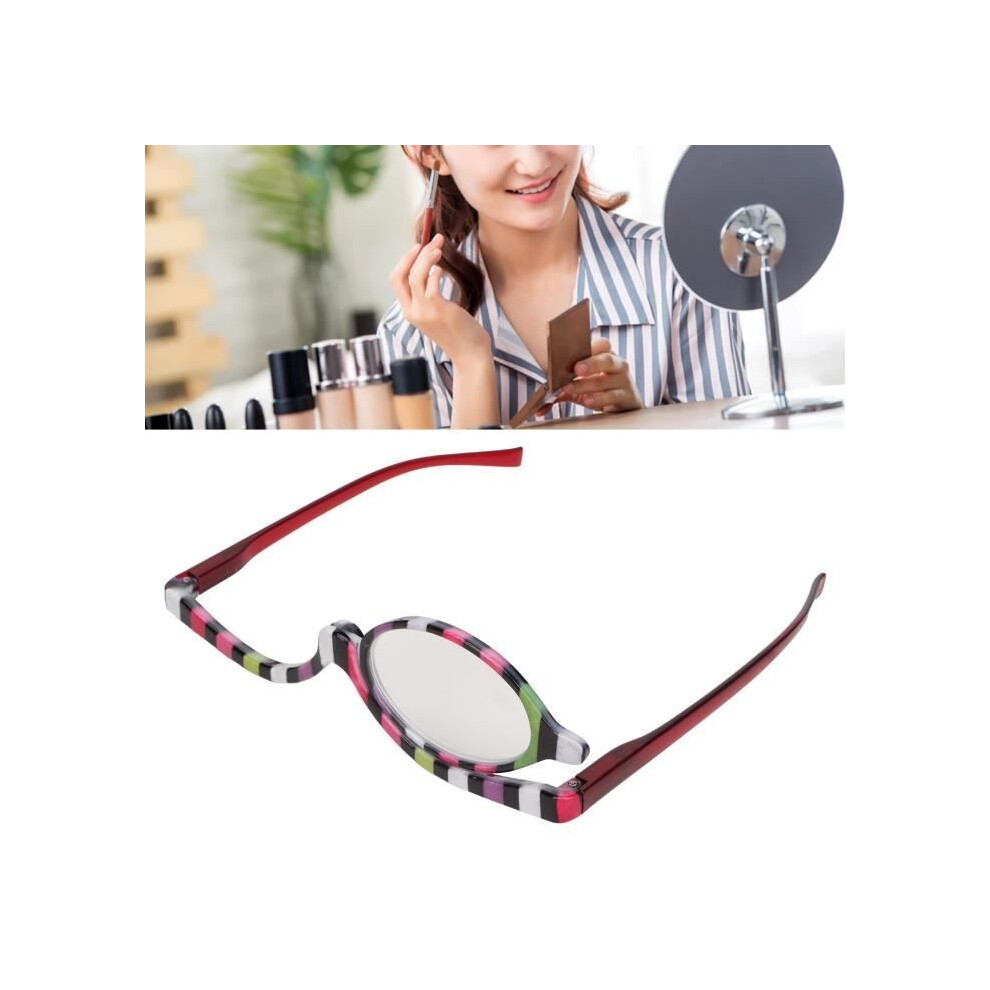Aihontai Zerodis Makeup Magnifier Reading Glasses Cosmetic Magnifier Single Lens Rotating Colored Scent Box +3.50